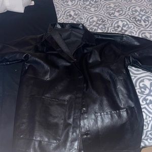 Leather jacket! Only one year old. Barely worn